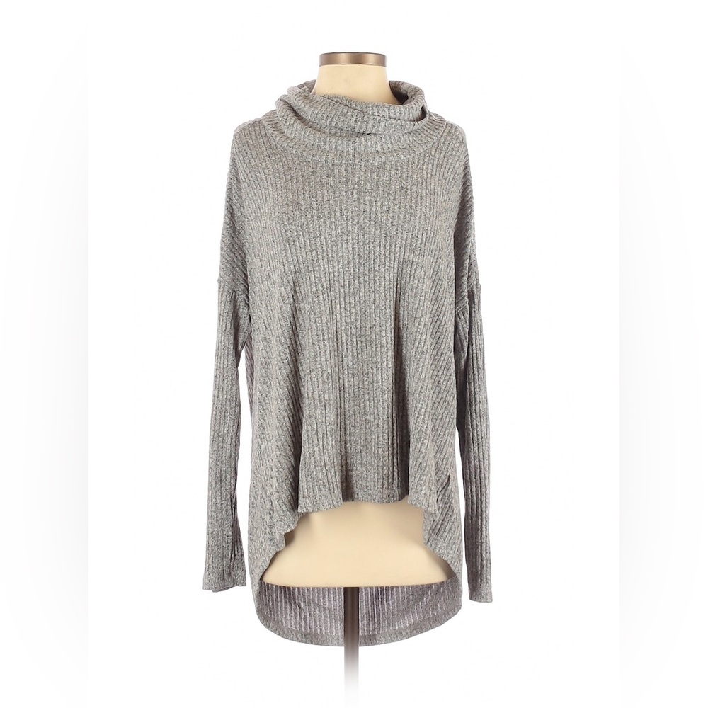 Anthropologie grey sweater- Saturday Sunday- M/L cowl neck